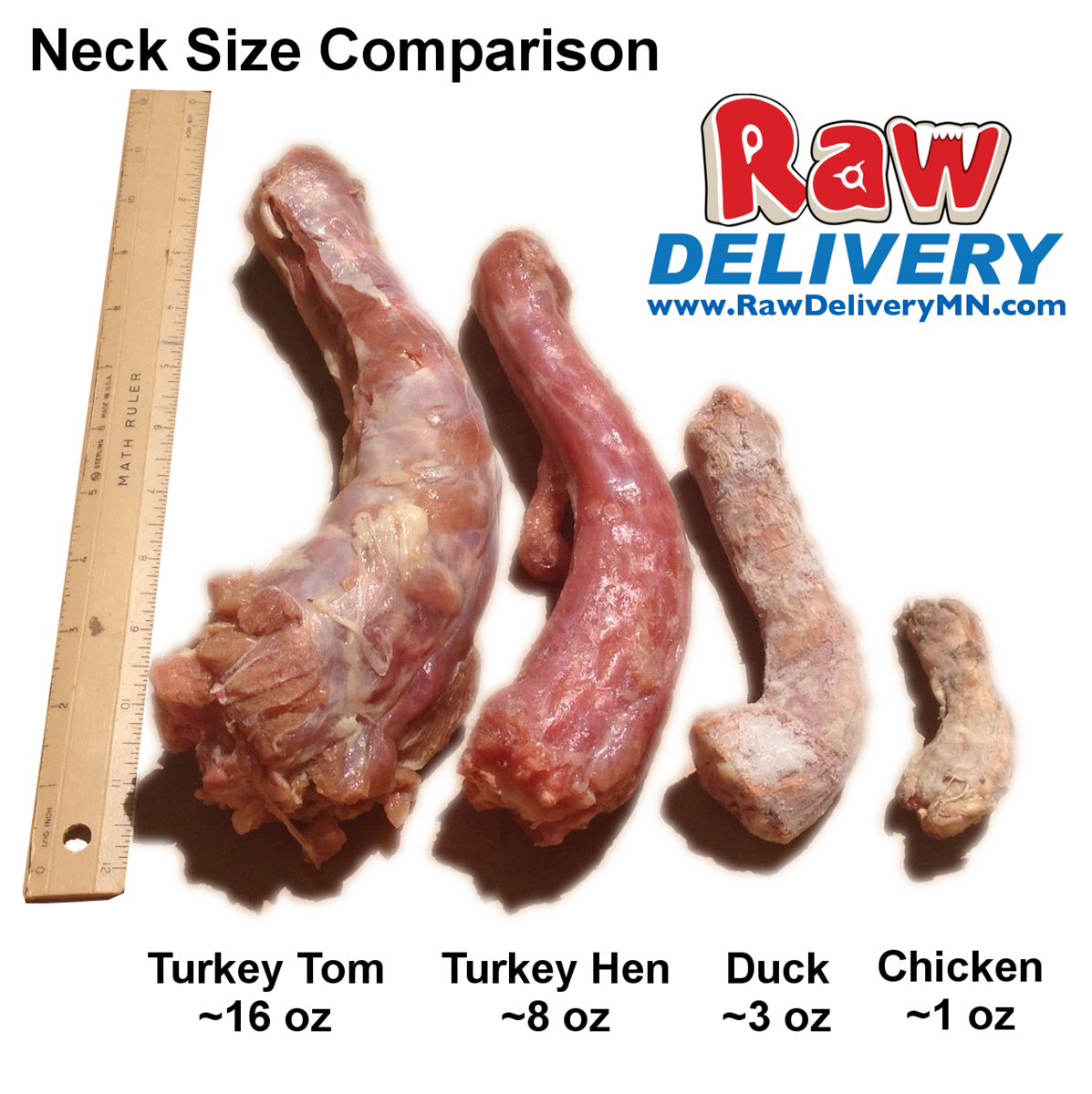 (image for) Turkey Necks -- 10 lb. bag